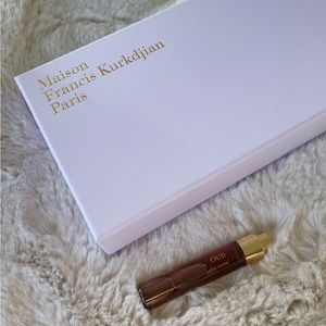 Maison Francis Kurkdjian OUD satin mood Eau de Parfum 0.37 fl oz- 11ml - used